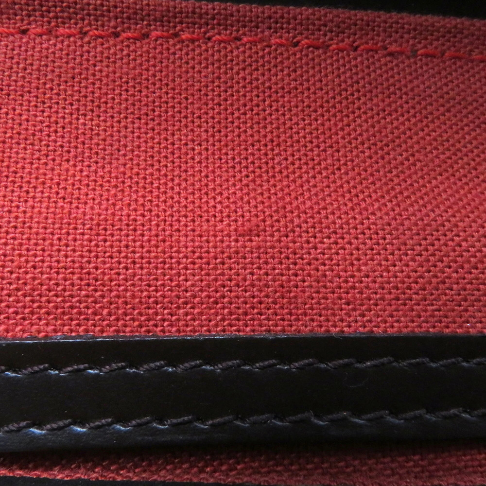 LOUIS VUITTON Authentic Red Damier Backpack - Picture 11 of 16